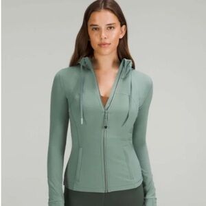 LULULEMON hooded define jacket nulu tidewater teal